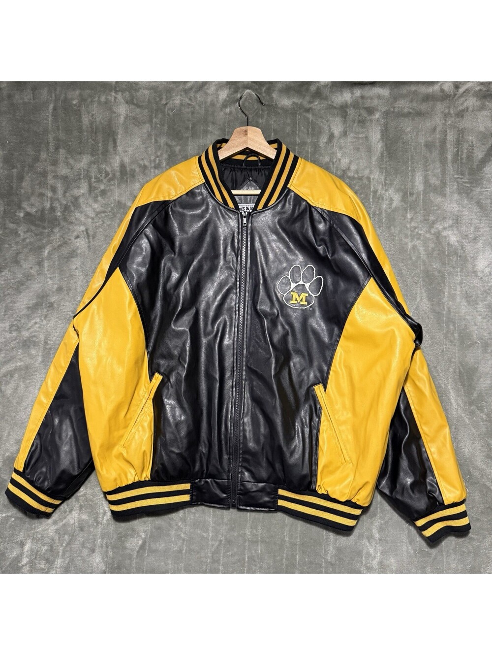 Vintage 90s Missouri Tigers Jacket Size XL Steve & Barry’s Men’s